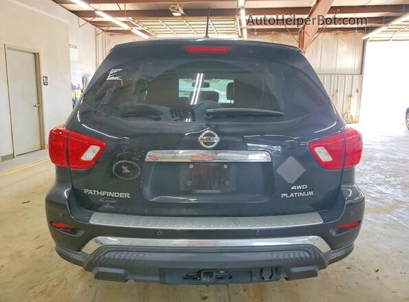 5N1DR2MM7JC619318 2018 NISSAN PATHFINDER Black Вид салону спереду