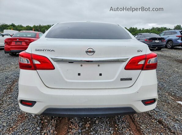 3N1AB7AP2KY317096 2019 NISSAN SENTRA White Front interior view