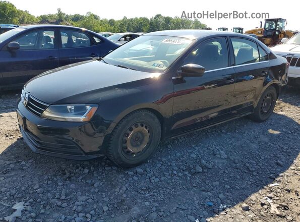3VW167AJ5HM320388 2017 VOLKSWAGEN JETTA Черный Задняя левая четверть