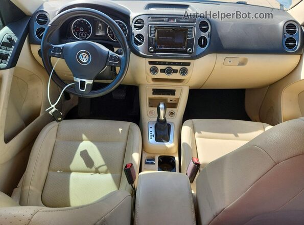 WVGBV7AXXHW510908 2017 VOLKSWAGEN TIGUAN Белый Вид щитка приборов