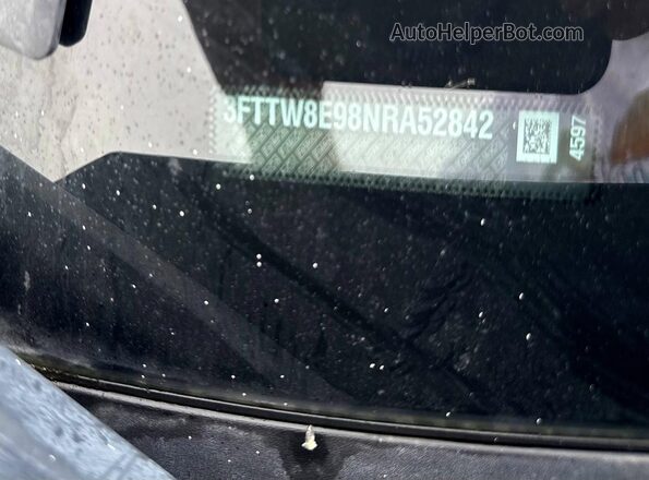 3FTTW8E98NRA52842 2022 FORD MAVERICK Black Вид задньої частини салону