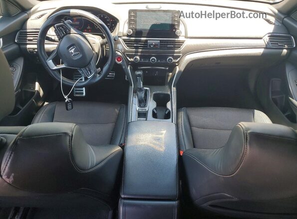 1HGCV1F37JA149010 2018 HONDA ACCORD Black Սարքավորումների վահանակի տեսք