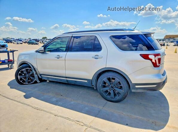1FM5K7F83JGA81862 2018 FORD EXPLORER Серебряный Задняя правая четверть