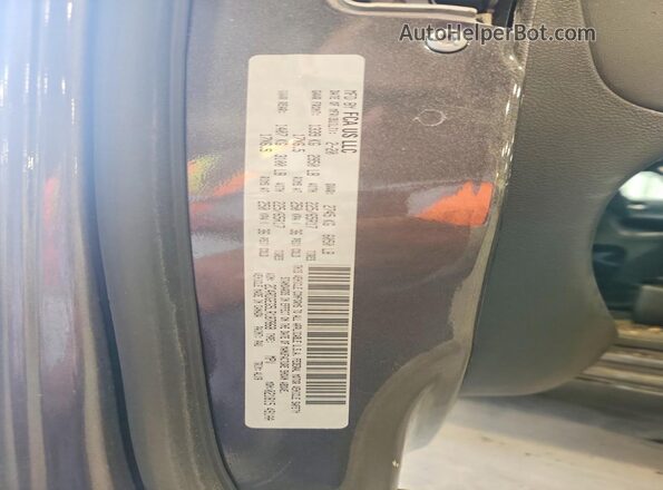 2C4RDGEG5LR187868 2020 DODGE GRAND Gray Widok wnętrza 360 stopni