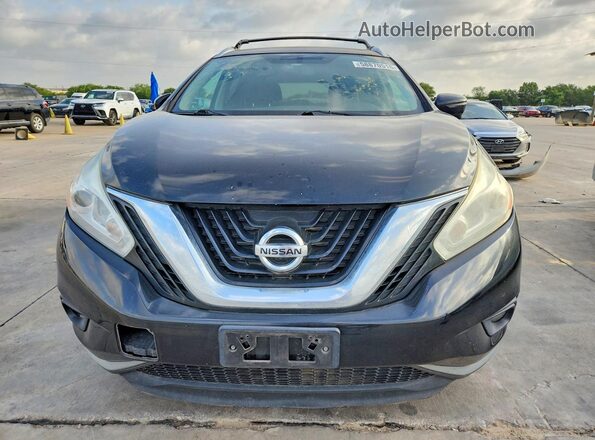5N1AZ2MG9HN185916 2017 NISSAN MURANO Black უკანა ხედი