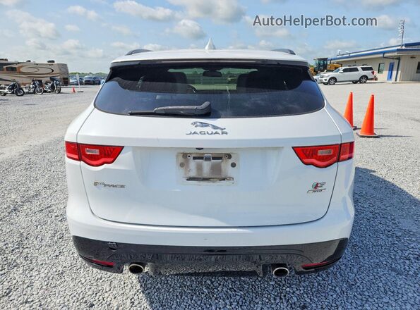 SADCM2FV7JA291631 2018 JAGUAR F-PACE Белый Вид салона спереди