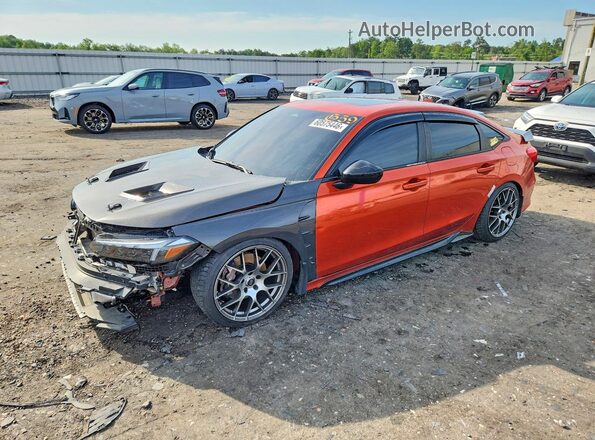 2HGFE1E57NH476787 2022 HONDA CIVIC Orange უკანა მარცხენა