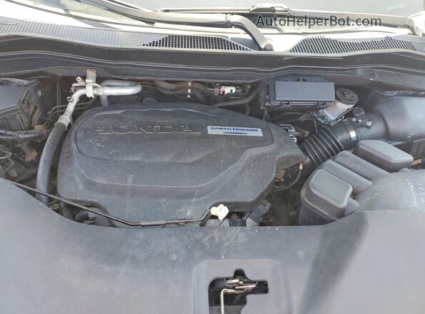 5FNYF6H52GB054576 2016 HONDA PILOT Gray Вид підкапотного простору