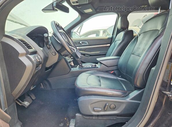 1FM5K8GT9KGB27852 2019 FORD EXPLORER Black Առջևի վահանակի տեսք