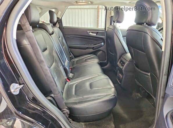 2FMPK4K93HBC52388 2017 FORD EDGE Black Vista del compartimento del motor