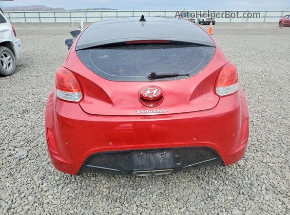 KMHTC6AD5GU295717 2016 HYUNDAI VELOSTER Red უკანა ხედი