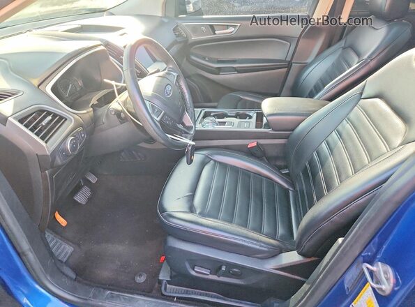 2FMPK3J91LBA46524 2020 FORD EDGE Blue Dashboard view