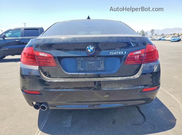 WBA5A5C54GG351130 2016 BMW 5 SERIES Black Widok wnętrza z przodu