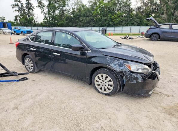 3N1AB7APXJY341385 2018 NISSAN SENTRA Black წინა ხედი