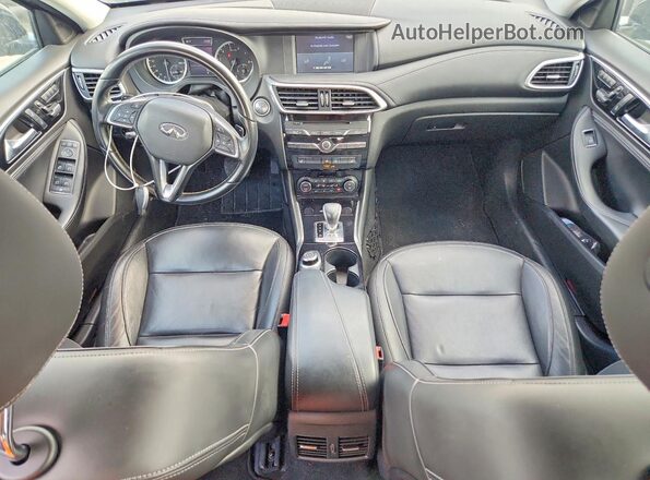 SJKCH5CR1JA057605 2018 INFINITI QX30 Black Սարքավորումների վահանակի տեսք