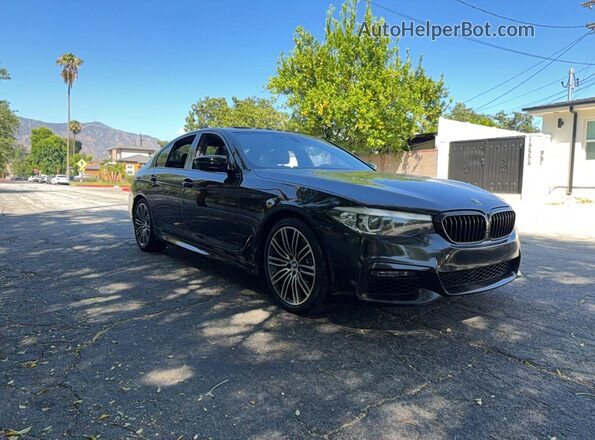 WBAJS1C05LWW82727 2020 BMW 5 SERIES Black Rear left