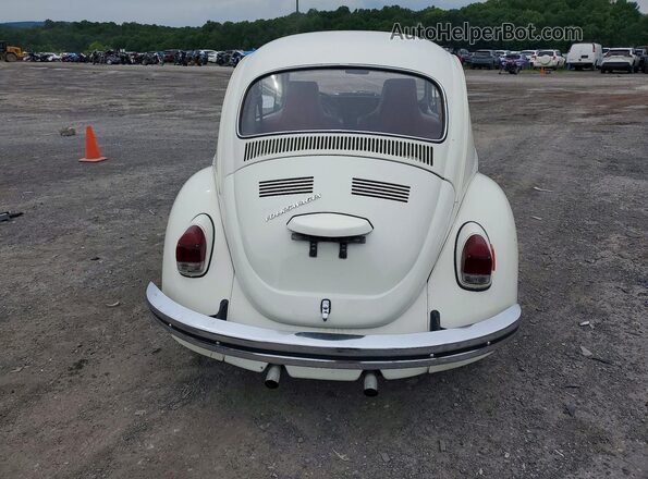 1102484133 1970 VOLKSWAGEN BEETLE White Հետևի տեսք