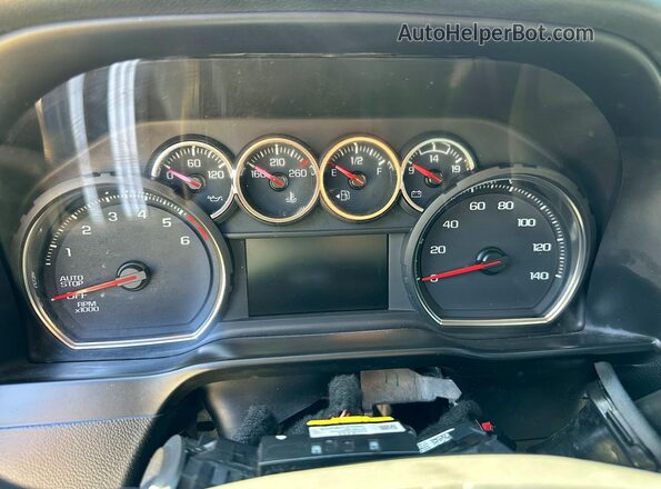 1GCUYEET0MZ130405 2021 CHEVROLET SILVERADO White Вид салону спереду