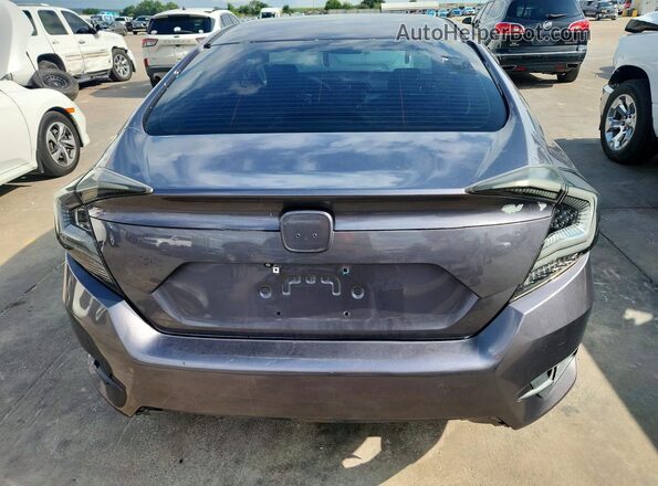 19XFC2F50HE066129 2017 HONDA CIVIC Black Widok wnętrza z przodu