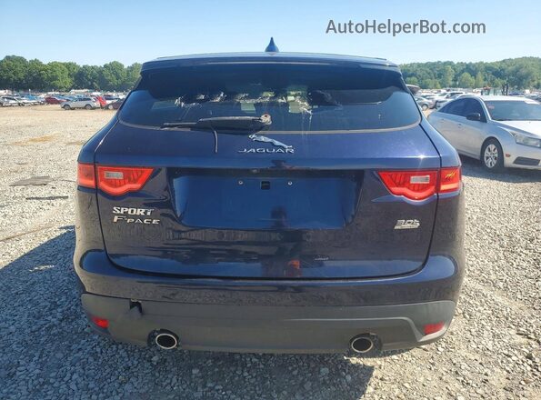 SADCJ2GX4JA236739 2018 JAGUAR F-PACE Blue Սալոնի դիմացի տեսք