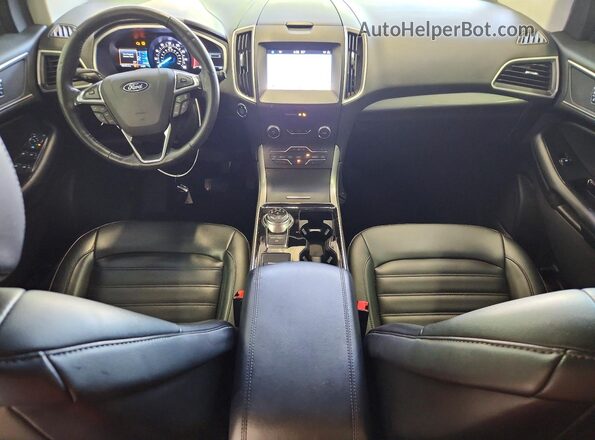 2FMPK3J95KBB61898 2019 FORD EDGE White Սարքավորումների վահանակի տեսք
