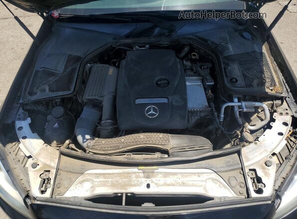 55SWF4JB0HU233940 2017 MERCEDES-BENZ C Black Engine compartment view