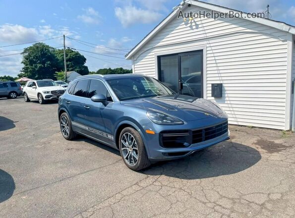 WP1AF2AY7LDA39117 2020 PORSCHE CAYENNE Blue Widok z przodu