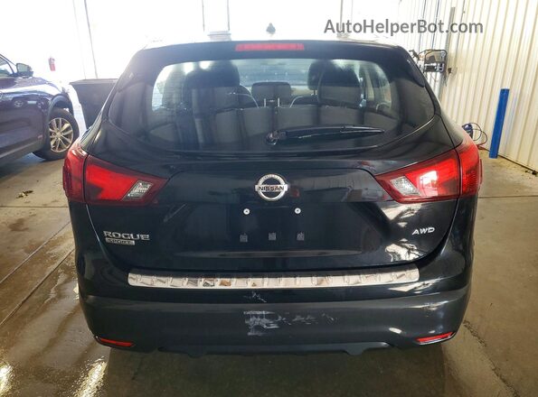 JN1BJ1CR6JW285620 2018 NISSAN ROGUE Black Front interior view