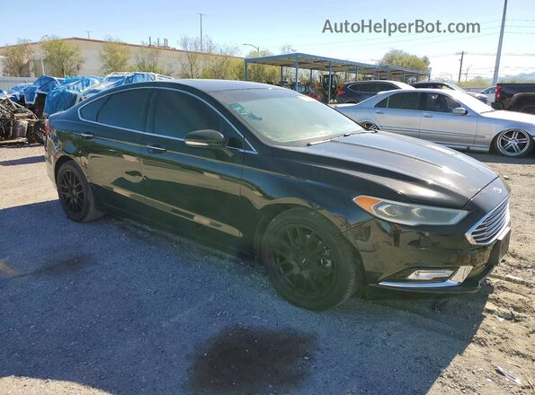 3FA6P0D95JR132063 2018 FORD FUSION Black Դիմացի տեսք