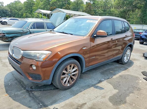 5UXWX9C56H0T11685 2017 BMW X3 Brown Задня ліва чверть