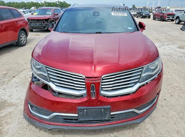 2LMPJ6KR6HBL16197 2017 LINCOLN MKX Red უკანა ხედი
