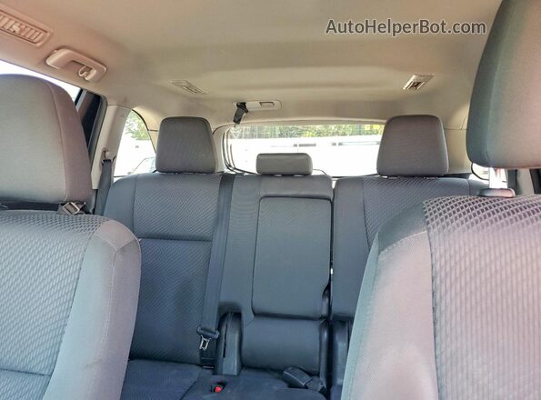 5TDBZRFH9KS720400 2019 TOYOTA HIGHLANDER Белый Вид задней части салона