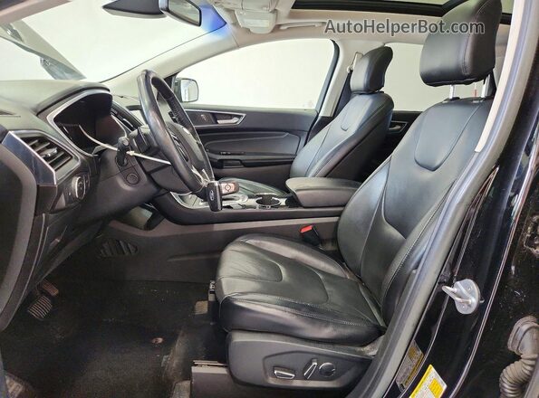 2FMPK4K93HBC52388 2017 FORD EDGE Black Vista del salpicadero