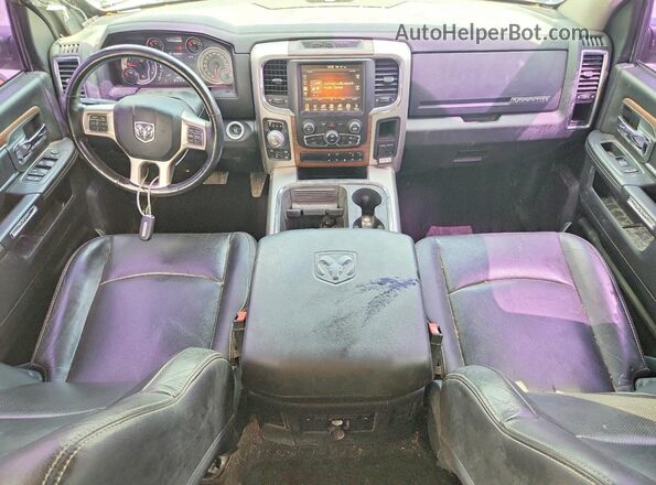 1C6RR7NMXGS186492 2016 RAM 1500 Gray Вид щитка приладів
