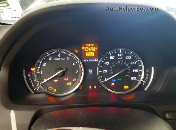19UUB1F38GA005214 2016 ACURA TLX Черный Вид задних сидений