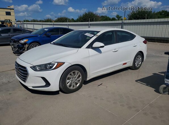 5NPD74LF3HH166726 2017 HYUNDAI ELANTRA Белый Задняя левая четверть
