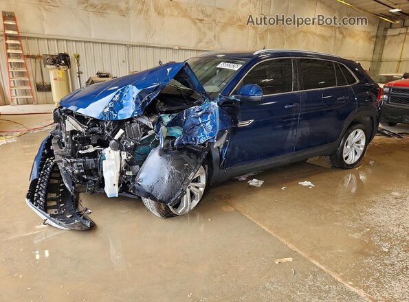 1V2ME2CAXLC212375 2020 VOLKSWAGEN ATLAS Синий Задняя левая четверть