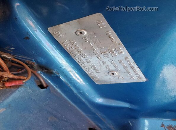 1132618320 1973 VOLKSWAGEN BEETLE Синий Вид подкапотного пространства