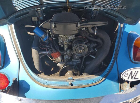 1132618320 1973 VOLKSWAGEN BEETLE Синий Вид задней части салона
