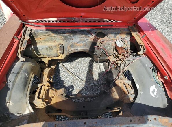 113271W268247 1971 CHEVROLET NOVA Красный Вид задней части салона