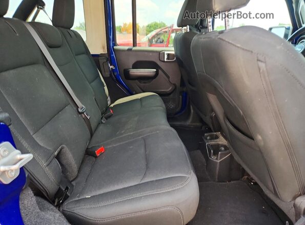 1C4HJXDN7LW129434 2020 JEEP WRANGLER Синий Вид задней части салона