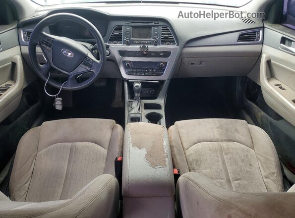 KMHE24L18GA021710 2016 HYUNDAI SONATA White ხელსაწყოთა პანელის ხედი