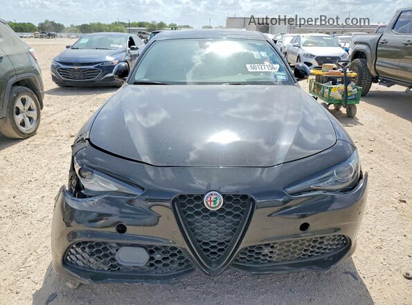 ZARFAMBN7K7600909 2019 ALFA ROMEO GIULIA Black Widok z tyłu