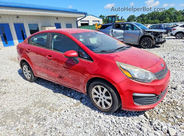 KNADM4A33H6015555 2017 KIA RIO Red Դիմացի տեսք