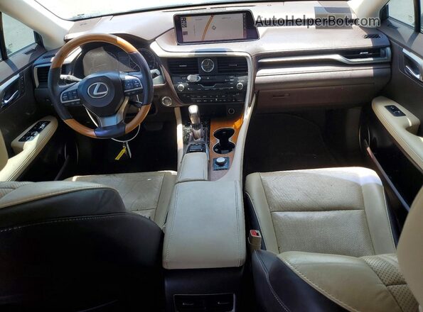 2T2BZMCAXGC007480 2016 LEXUS RX Черный Вид щитка приборов