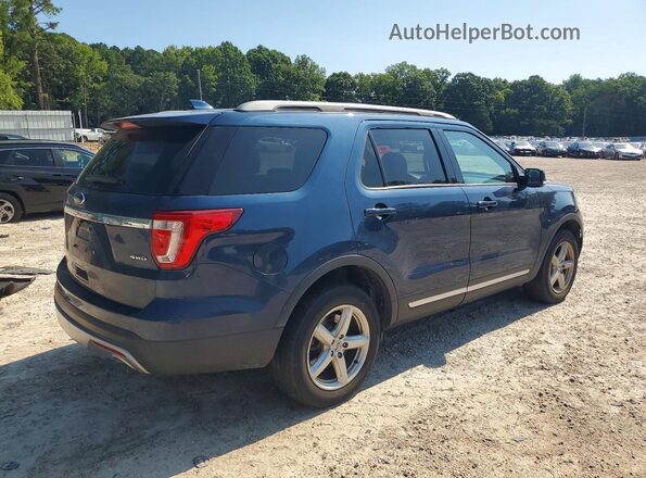 1FM5K8D80HGC60198 2017 FORD EXPLORER Blue Առջևի աջ
