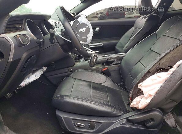 1FA6P8CF2L5127172 2020 FORD MUSTANG Black Առջևի վահանակի տեսք