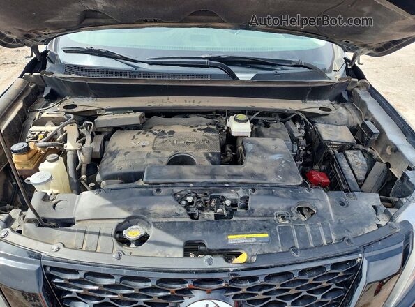 5N1DR2MMXKC649964 2019 NISSAN PATHFINDER Black VIN კოდის სტიკერის ხედი