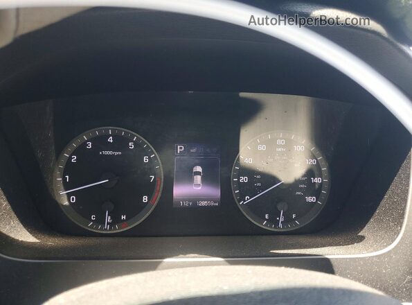 5NPE24AF5HH484336 2017 HYUNDAI SONATA Коричневый Вид задних сидений