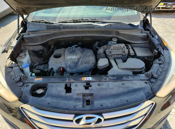 5XYZT3LB1GG351663 2016 HYUNDAI SANTA Black VIN կոդի պիտակի տեսք